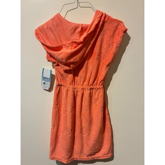 NWT Disney Moana 2 Coral Swim Coverup with Hood - Girls 7/8 - Picture 2 of 4